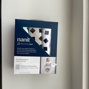 Brand new Large Nanit breathing wear band (3 packs)